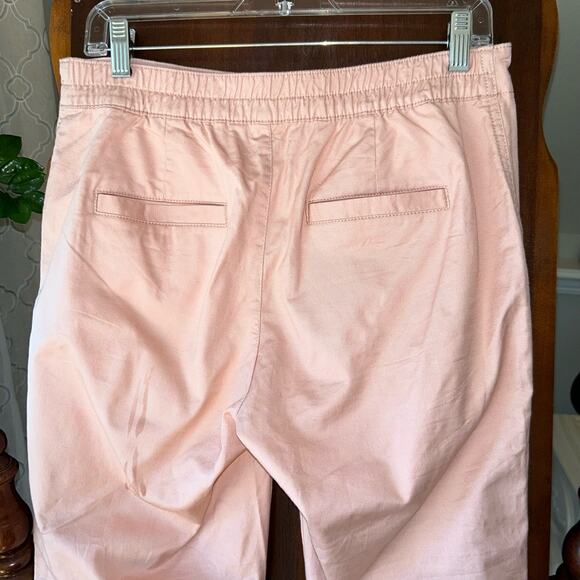Gap Girlfriend Utility Khakis Small pink capri crop pants - Picture 5 of 10